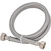 Eastman 48020 - Connettore flessibile per rubinetto, lunghezza 36 cm, in acciaio inox intrecciato, 1/2 FIP x 1/2 FIP