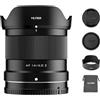 VILTROX AF 14mm F4.0 f/4.0 Air Full Frame Obiettivo per attacco Nikon Z, 112,6° ultragrandangolare obiettivo STM Messa a fuoco automatica compatibile con Nikon Z5 Z5II Z50II Z6II Z30 Z8 ZFC ZF