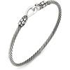 Giovanni Raspini / Uomo / bracciale rigido croco misura L / argento - 12567L