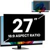 FYJRCY Filtro privacy per monitor del computer da 27 pollici per monitor 16:9, schermo rimovibile per la privacy dello schermo del computer e filtro anti riflesso della luce blu da 27 pollici