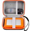 Casmilee Custodia per disco rigido LaCie Rugged/Rugged Mini 1TB/ 2TB/ 4TB/ 5TB Portable Hard Drive External HDD - Solo Borsa