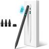 FOJOJO Penna per iPad 2025-2018 con LED Power Display, Pencil per iPad 11th A16/10/9/8/7/6, Air 11/13 M2/M3, Pro 11/13 M4, Pro 12.9", Air 5/4/3, Mini 7 A17 Pro/6/5, Carica veloce, precisione Pixel
