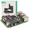 Geekworm X1003 PCIe M.2 NVMe SSD PIP PCIe Peripheral Board Top for Raspberry Pi 5 & Active Cooler