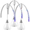 TMACTIME Repellente per Mosche, 3 x Repellente Zanzare Portatile Conveniente da Piegare e Appendere con Interruttore USB C Ventola Anti Insetti| All'aperto, Picnic (Bianco)