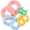 Oneroomone - Strumento per creare pompon fai da te, per artigianato, decorazioni, regali, colori: rosa, blu, giallo, verde, 8 pezzi