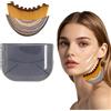 THQAE Spazzola viso per il Contorno linfatico, Spazzola viso a Secco, Lymphatic Face Brush, Massaggiatore linfodrenante per Scolpire Viso, Si Adatta Alla Pelle con Precisione