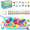 MOMSIV Set di Gel Aqua MOMSIV, Giocattolo Magico DIY 3D in Idrogel Regalo da 4 5 6 7 Anni per Ragazze, Kit Creativo Magic Water Elf con 12 Colori & 12 Forme per Bambini