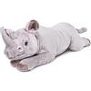 lilizzhoumax Rinoceronte Peluche 55cm/22", simulazione Rinoceronte Peluche, simpatico giocattolo Rinoceronte Peluche, morbido Peluche Bambole Animali Selvatici, Regalo per Bambini e Amici