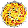 Liontouch - Scudo Fantasy con Fiamme - per Bambini età 3-8 Anni | Giocattolo Medievale in Sicura Gommapiuma per Giochi di Ruolo con Tema Fiamme Ruggenti | Accessorio per Battaglie, Cosplay e Costumi