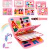 MOOING Busy Board per Bambini, 4 Couches Planche Montessori, Giochi Montessori 1 2 3 Anni, Pannello Sensoriale Bambini Montessori, Tabellone attività, Regalo di Natale Giocattolo Educativo