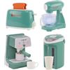 Maycoly Set Elettrodomestici Cucina Bambini Con Rumori Colazione Tostapane Caffettiera Giocattoli Sbattitore Educativo Caffè Espresso Mini Gioco Accessori Playtive Panettiera Gelateria Finto Cibo 3+ Anni