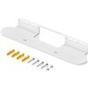 notiela Soundbar Mount for Sonos Beam Wall Mount White - Heavy Duty Wall Bracket Mount for Sonos Beam Gen 1 & Gen 2 Mounting Bracket for Space Saving