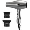 FirePhoenix Asciugacapelli Professionale 2400W con Tasto Accelerazione Rapida 3 Calore.4 Velocità 2 Ugelli Fono Capelli Ionico Cavo 3,5m per Salone e Casa