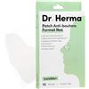 Dr. Herma - Cerotti Anti Brufoli - Adatti per il Naso - Risultati in 6-8 Ore - Testati sotto Controllo Dermatologico - Acido Salicilico, Idrocolloidi, Olio di Albero del Tè - Confezione da 10 Cerotti