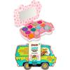 MAD BEAUTY, Scooby-Doo The Mystery Machine Eye Shadow Palette, Lid Mirror, Travel Ready, Metallic Shimmers, Pressed Glitter, Great Gift