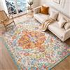 Livabliss LOU Tradizionale Vintage Rectangle Tappeto | Beige chiaro, Senape, Grigio medio | 120x170cm | Soggiorno e Camera da Letto | Tessuto a Macchina Polipropilene