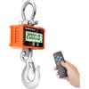 Strixorn Bilancia Elettronica per Gru 2000 kg/4000 lb, Bilancia da gru digitale, Pesante Bilancia Industriale con sensore di precisione, ampio schermo LCD e telecomando per aziende agricole, edilizia (Orange)