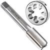 Teocpai Set di maschi e filiere M20 x 1,5 mm Maschio a vite con filettatura rotonda per riparazione di dadi, bulloni