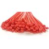PC24 Shop & Service, fascette stringicavo, 300 mm, 100 pezzi, in rosso