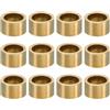 PATIKIL Distanziali in Ottone M6, 12pz Distanziali Metallici in Ottone 6mm ID x 8mm OD x 5mm L, Distanziali a Vite per Bulloni 1/4 Pollice o M6