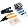 Jeanoko Kit di utensili in fibra ottica FTTH con set di utensili taglio in fibra ottica FC-6S Fiber Cleaver fibra Cold Connection Kit