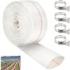 sturiz Tubo flessibile in tessuto, tubo piatto, 1,2 pollici, 32 mm, per pompa acqua sporca, pompa sommergibile, tubo di aspirazione, tubo di pressione, 10 m, tubo industriale