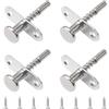 UFURMATE Fermafinestre a Molla, 4 Pezzi, Fermafinestre a Molla in Ferro per Schermi di Finestre, Diametro Testa 16mm Lunghezza Totale 54.4mm, per Lettini Piccoli, Gabbie per Piccioni
