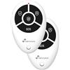 NIVIAN Telecomando Wireless 433MHz per Sistemi d'Allarme Nivian | Mando a Distanza con 3 Modalità + Pulsante SOS | Portata 80m | Funzionamento a Batteria | Controllo Totale e Parziale