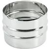 Nova italf Manicotto maschio/maschio in acciaio inox per canne fumarie D80mm (INOX D 160mm)