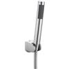 KES Soffioni Doccia Con Tubo e Staffa Bagno, Soffione Doccia Acciaio Inox Spazzolato, LP150-BS