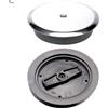 BricoLoco.com Coperchio espansione vaso sifonico bagno. Ø 110 mm. Confezione da 2 pezzi: !!! Chiusura ermetica per evitare il cattivo odore dei tubi nel bagno. Coperchio di 140 mm. In acciaio inox.