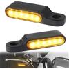 DREAMIZER Frecce Moto Omologate, 4PCS 12V Universali Indicatori di Direzione Moto LED Indicatori Compatibile con Harley Sportster Dyna Honda Shadow Kawasaki Vulcan Yamaha V-Star Road Star