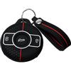 ATFIGII Custodia per chiavi compatibile con Smart #1 Brabus Smart #3 SMART Fortwo 1 Chiave auto Custodia protettiva in silicone Cover per chiave Portachiavi Nero
