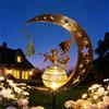 Tremdwoto luci da esterno giardino solari,Luci Solari per Annaffiatoio, luci solari da giardino,decorazioni giardino per esterno (angeli)