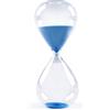 GNEGNI LIFE Clessidra da 15 minuti, sabbia blu, clessidra decorativa in vetro, clessidra media per casa, scrivania, aula, ufficio, decorazione per matrimoni