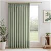 MRTREES 1 Pezzo Tenda Verde Salvia Moderne per Soggiorno Salotto Moderne 200x225 CM Tenda da Interno Lino Semitrasparente con Fettuccia Camera da Letto Cameretta Bambini