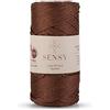 S SENSY Sensy Premium - Corda scintillante in poliestere 2 mm, 230 metri, 90% polipropilene, 10% poliestere, per macramè e uncinetto
