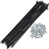 RATCHROLL Raggi Universali per Bicicletta Neri 45 Pz 174mm 13G