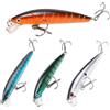 KAHZOR 4 Pezzi Esche Artificiali Spinning, Artificiali Spinning Mare, Swimbait Realistico Per Luccio, Persico E Trota, Galleggiante Pesca Per Idea Regalo Per Gli Amanti Della Accessori Pesca Mare