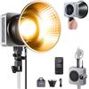 NEEWER HS200B Luce LED Video Portatile, Controllo APP/2.4G/DMX, 280W 84400lx/1m Bicolore 2700-6500K CRI95+ Illuminazione a Uscita Continua COB, Faretto Bowens per Riprese Streaming Fotografia Studio