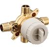 Moen U140CIS M-CORE 3-Series 4 Port Tub and Shower Pre-Fabricated Mixing Valve with CC/IPS Connections and Stops