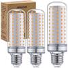 PINDOWS Lampadine LED E27 20W LED Bianco Caldo 3000K,LED Mais lampadine,Equivalenti a 200W Lampada Alogena,2200LM Sostituire Lampadine a Incandescenza da 150W~200W,Alta Luminosità CRI85,No Dimmerabile,3 Pezzi