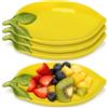 Cabilock Set di 4 piatti di, piatti da portata in ceramica, per insalate e dessert