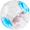 YouXiaor Palla per Criceto,YouXiaor Palla da Corsa per Criceti Palline Esercizio 18cm Trasparente Ruota per Criceto Fitness Criceto Plastica Ruota di Corsa per Hamster Animali