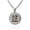 LaraZeidler Berlin Collana da uomo e donna, in acciaio inox con segno zodiacale, con ciondolo zodiacale, lunghezza della catena a scelta.