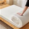 Generico Materasso da Campeggio Arrotolabile Spesso 5/8 Cm, Materasso Futon Portatile in Memory Foam Pavimento Arrotolabile per Auto, Divano Ospiti Uso Interno ed Esterno,White8cm,60 * 100cm