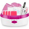 Forever Speed Bagno di Paraffina 265 W per Mani e Piedi, Forever Speed Cera di Paraffina Set Elettrico Paraffin Dispositivo Rosa