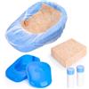 WeeGoo Set di padelle da letto, 1 padella in plastica, 30 tamponi, 30 sacchetti di rivestimento