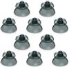 GXL LOHE Confezione da 10 cupole Power Dome L per apparecchi acustici Phonak, Unitron e Hansaton. cupole per apparecchi acustici taglia L, diametro 13 mm.