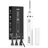 COPPA Piegaciglia Riscaldato, LP-1 Lipstick Type Piegaciglia Elettrico 3-in-1 con 3 Testine e 3 Modalità di Curling & 3 Temperature - Riscaldamento Rapido in 5s per Neofiti e Make-up Artist, Bianco